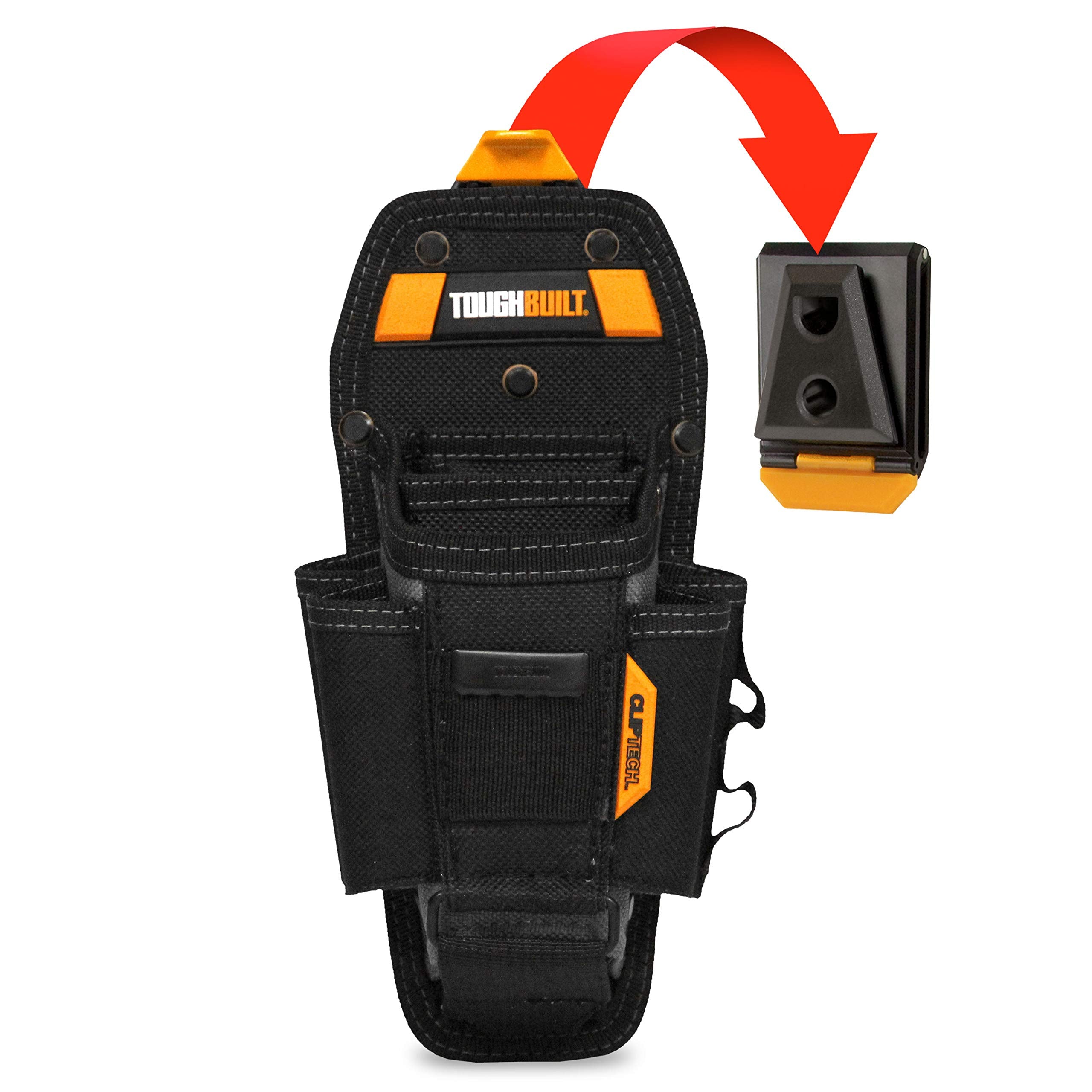 ToughBuilt TOU-CT-36-L7 belt-clip-on pouch in use for quick access