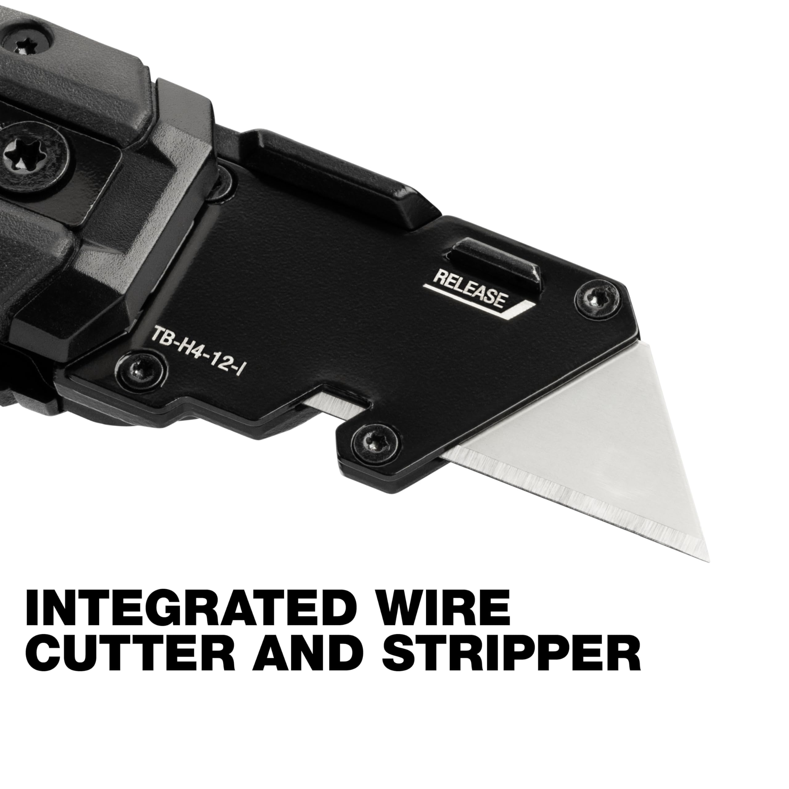 ToughBuilt TB-H4-12-I integrated wire cutter suitable for quick electrical tasks.
