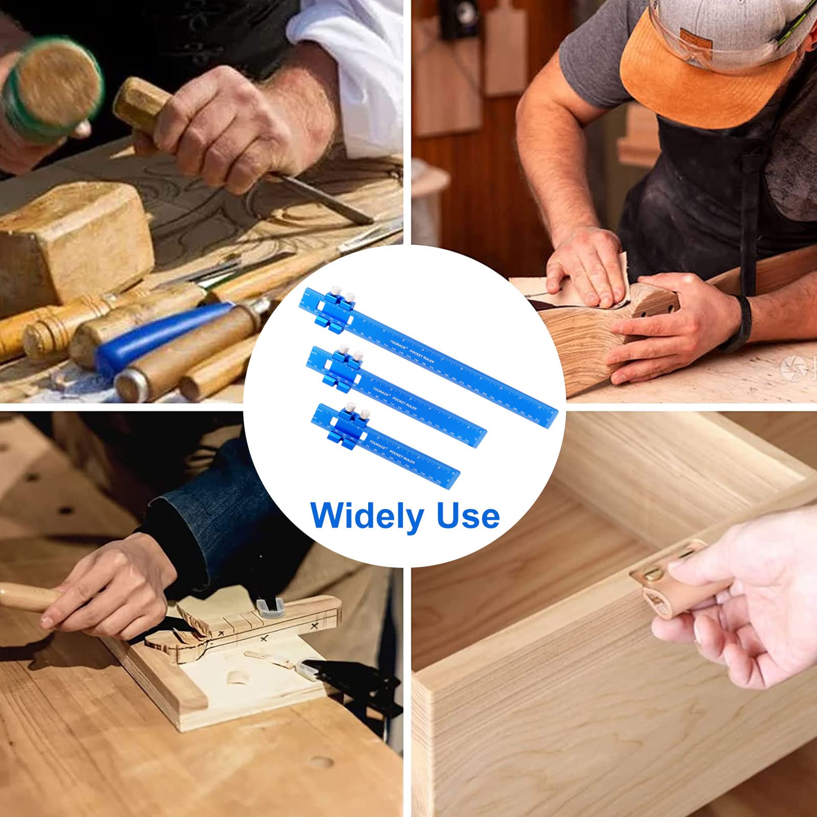 TOURACE pocket-size design fits tools belt for on-the-go jobs.