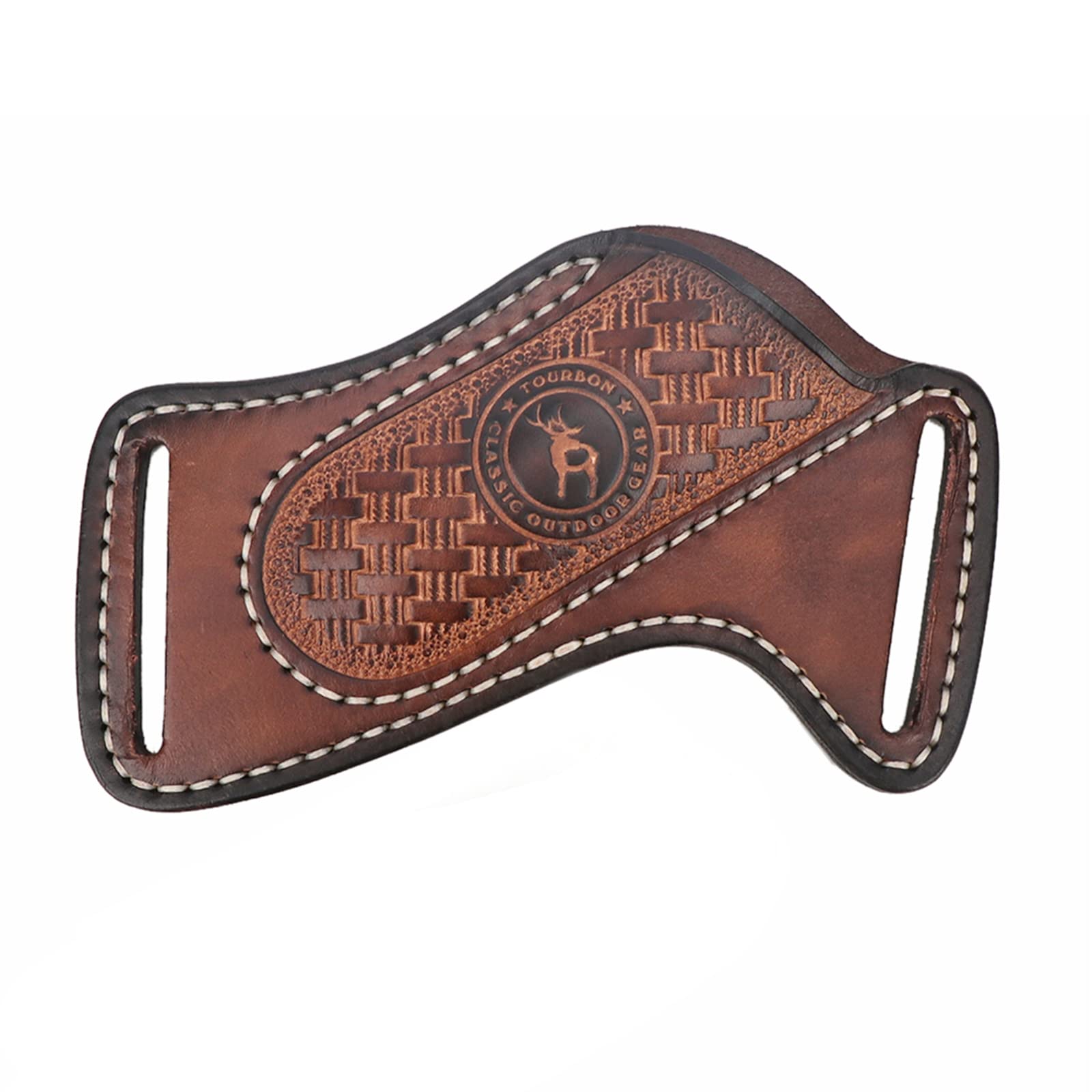 TOURBON leather pouch keeps your knife ready and secure