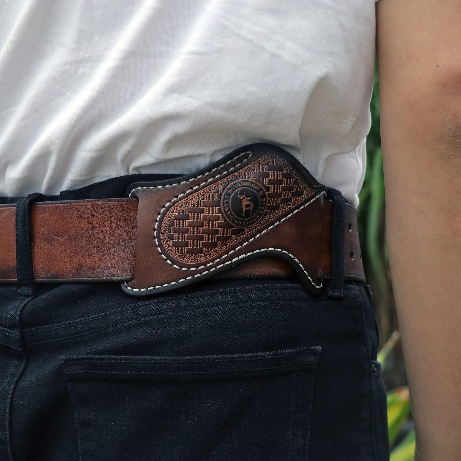 TOURBON gift-worthy sheath combines style and practicality