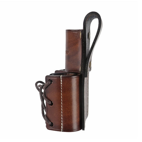 Tourbon leather insert prevents pin hang ups on laces.