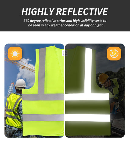 TOURGO safety vest showing adjustable velcro fit for versatile wear