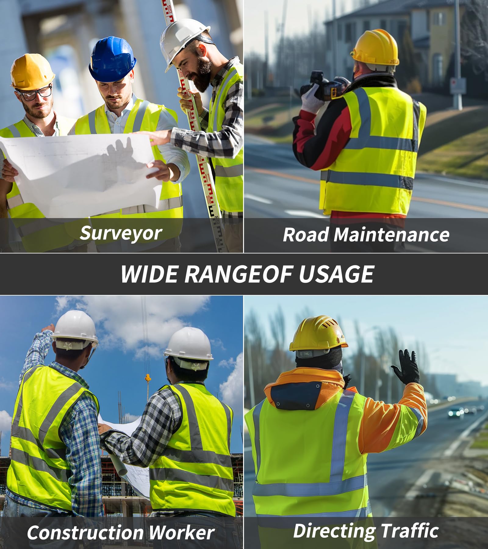 TOURGO safety vest in universal size with easy fastenings