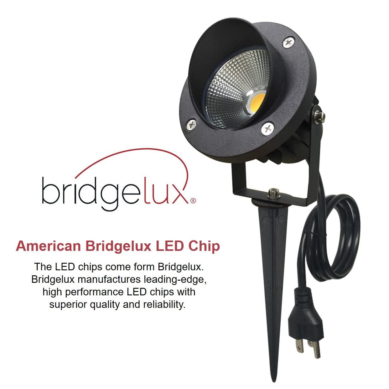 TOVEENEN LED 20W spotlight highlighting a tree with neutral white light