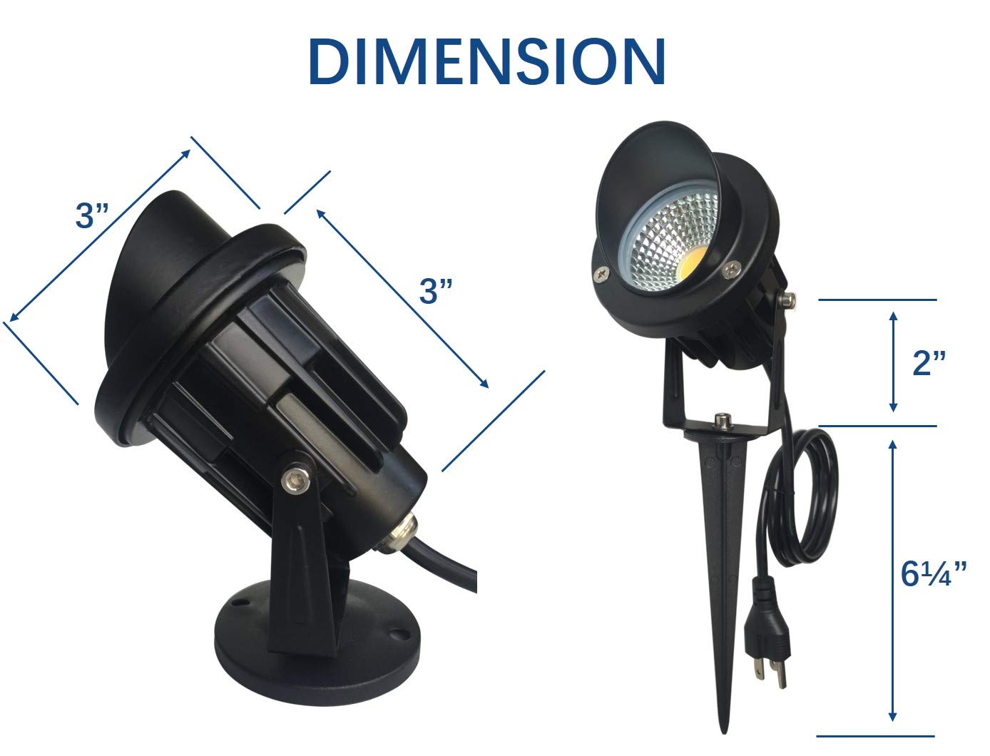 TOVEENEN metal housing with cooling fins promotes long-lasting performance.