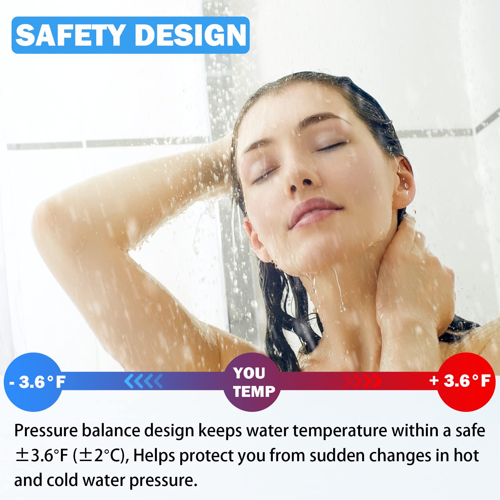 Brass and durable plastic construction provides long lasting performance.