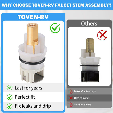 TOVEN-RV RP25513 includes a 1-year warranty for confidence.
