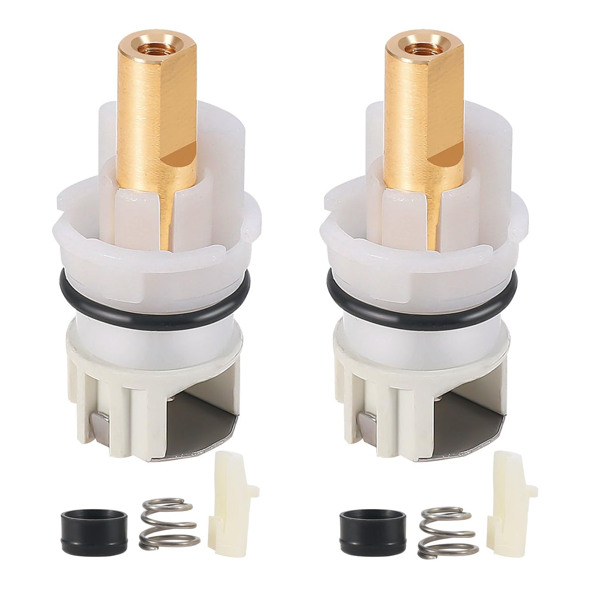 TOVEN-RV RP25513 brass stem assembly for Delta two-handle faucets, smooth operation.