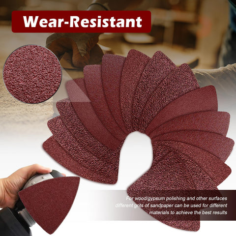 Towbluii 80mm sanding pads – 100 pieces for bulk finishing sessions