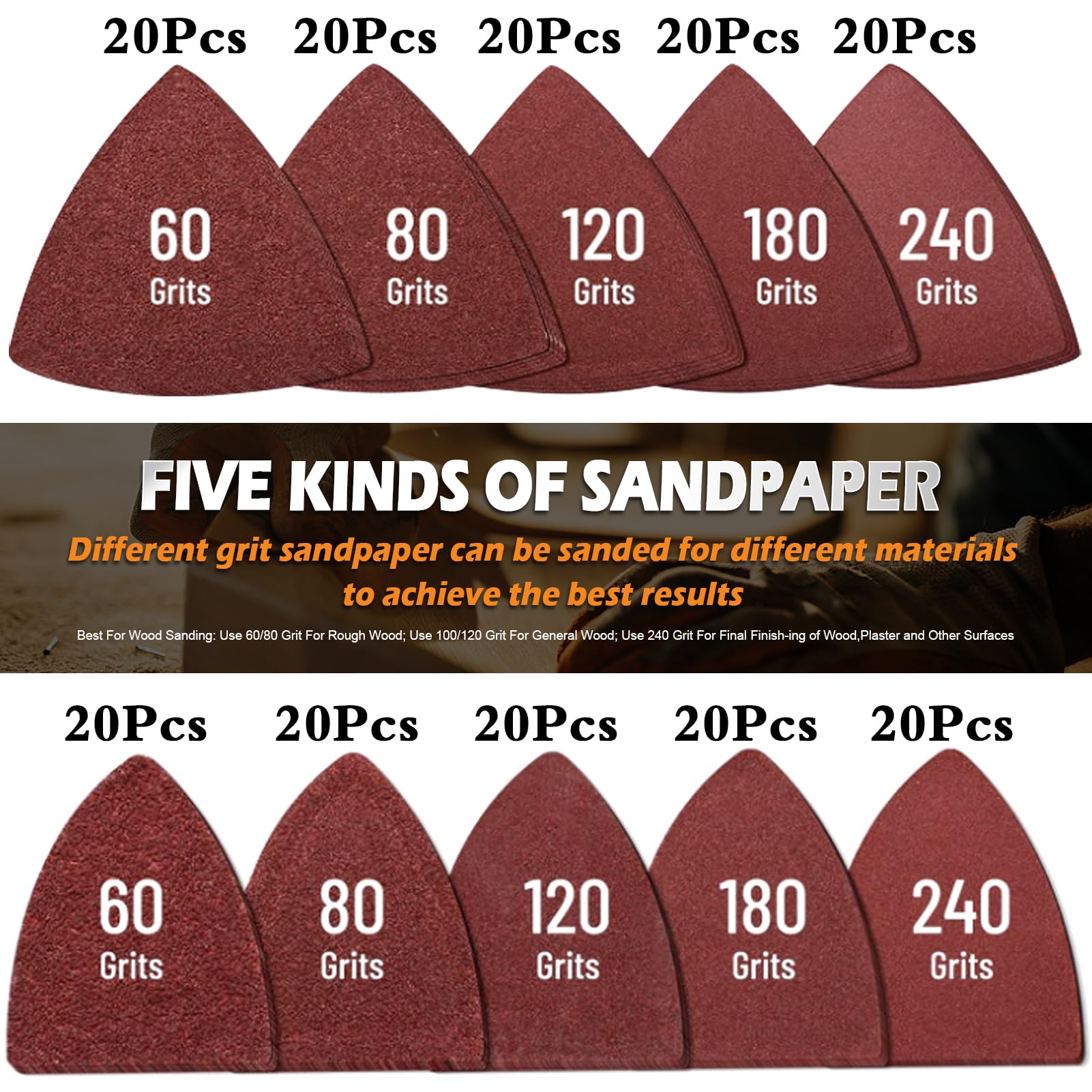 Towbluii finger sanding pads offer tight control on intricate profiles