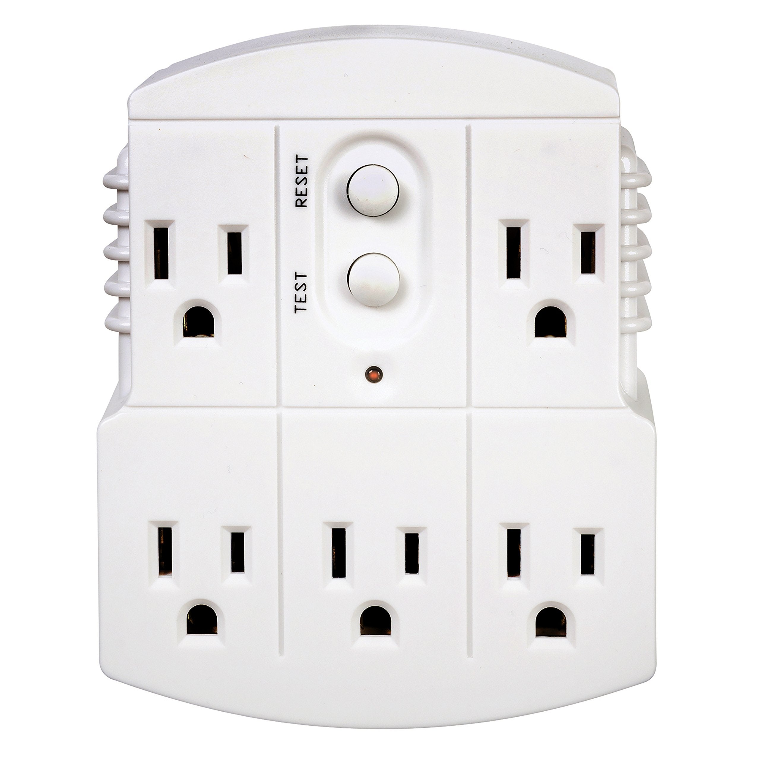 Tower 30440003 GFCI 5-outlet adapter for safe indoor power distribution.