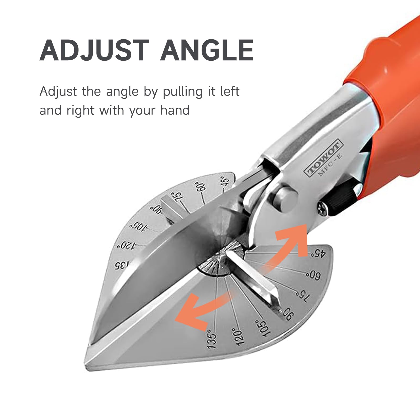 TOWOT cuts plastic, PVC, and molding trim cleanly for neat installations.