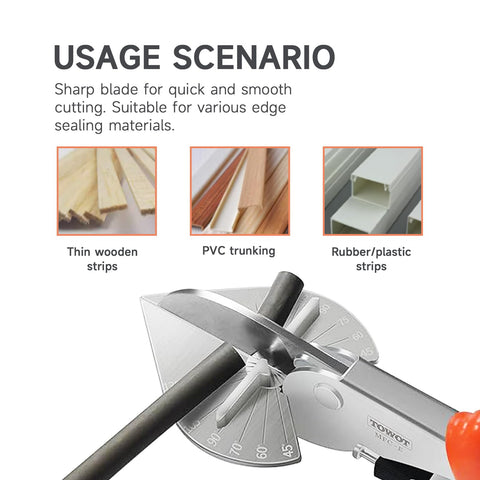 TOWOT multi-function shears tackle shoe molding and wood parts.