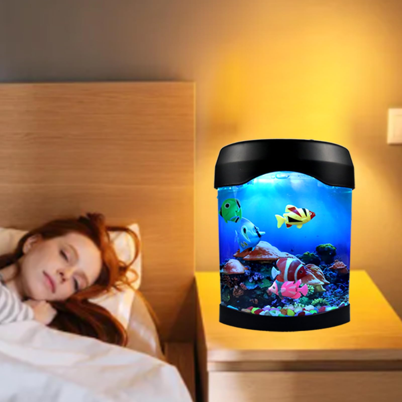 Toycol Night Light color change enhances home office focus and mood.