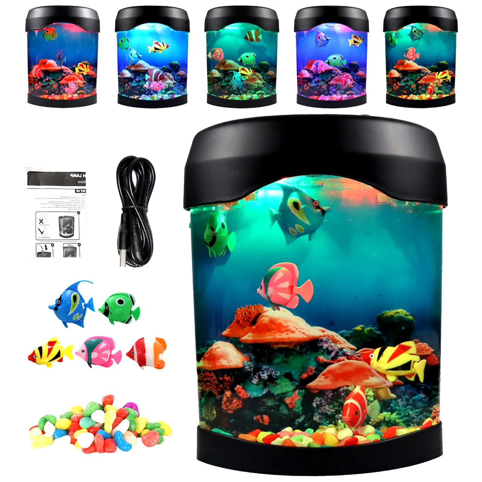 Toycol Water bubble background creates a peaceful underwater scene.