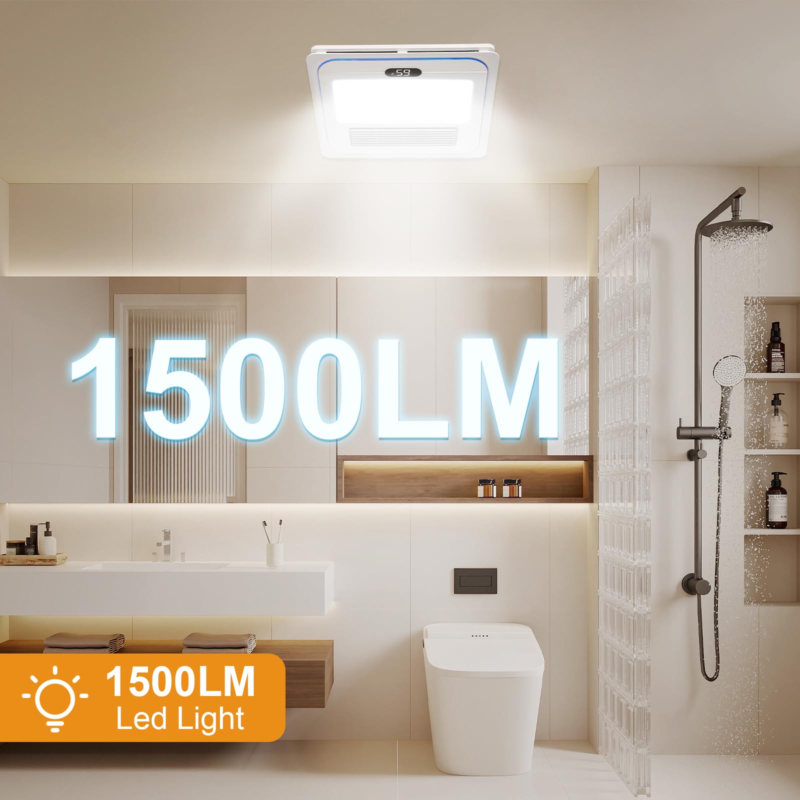 TOYOUSEA 24W LED light delivers bright grooming illumination