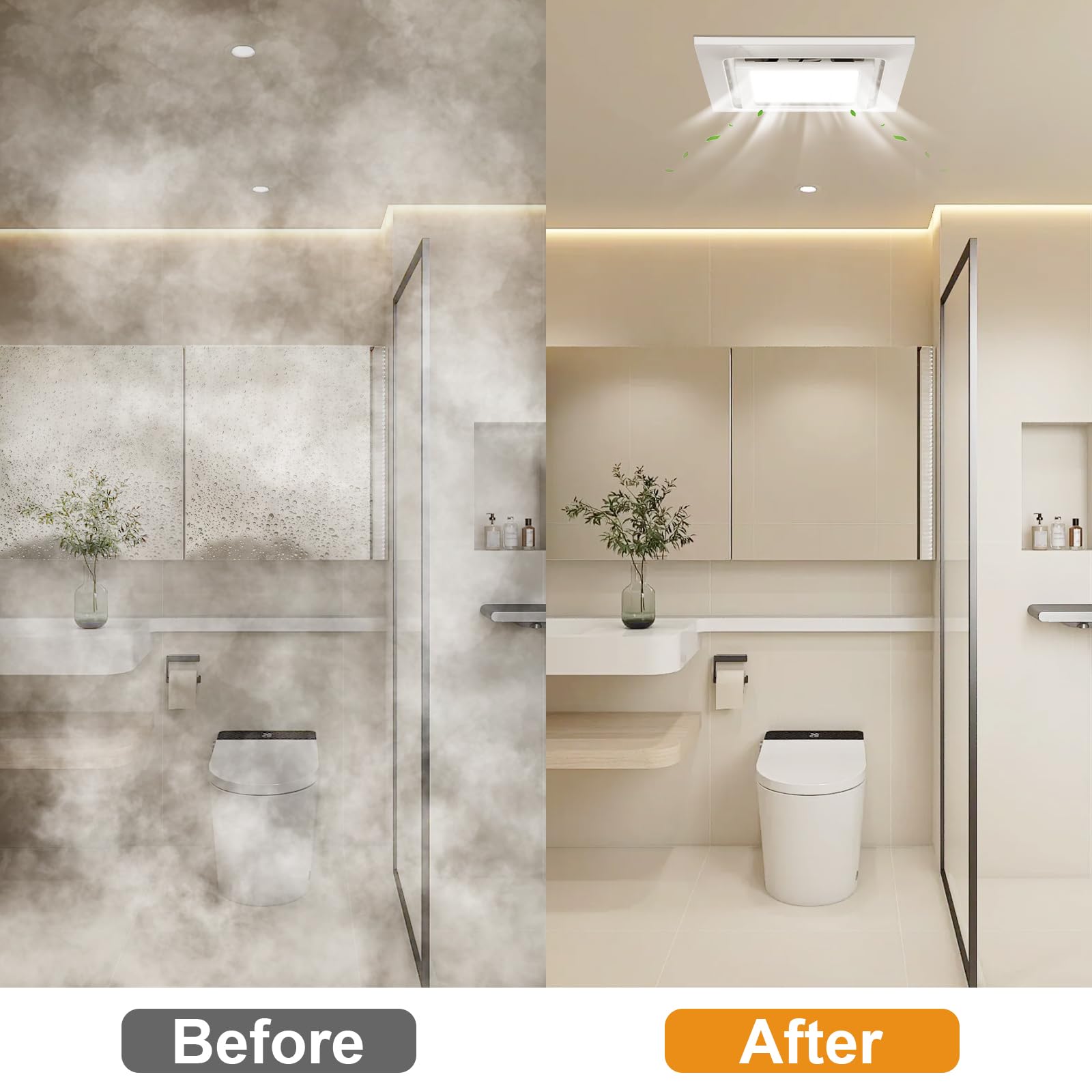 TOYOUSEA 15W LED panel delivers bright, cool-white light.