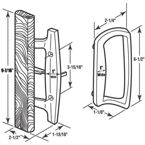 TPard left/right compatibility allows reversible door setup.
