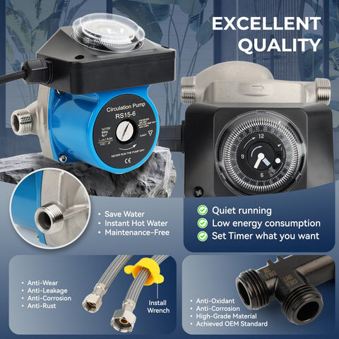 Tpcy -c pump unit with wiring designed for easy DIY installation