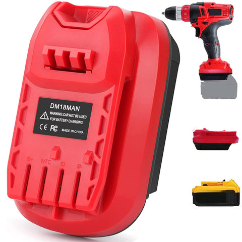 TPDL adapter mounted on Craftsman V20 tool showing battery compatibility