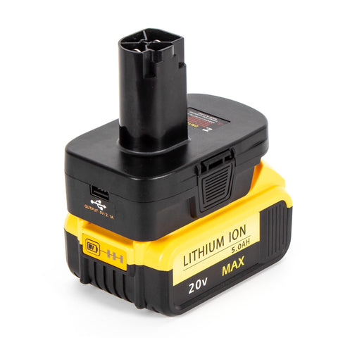 TPDL battery adapter compatible with DeWalt 20V MAX XR packs