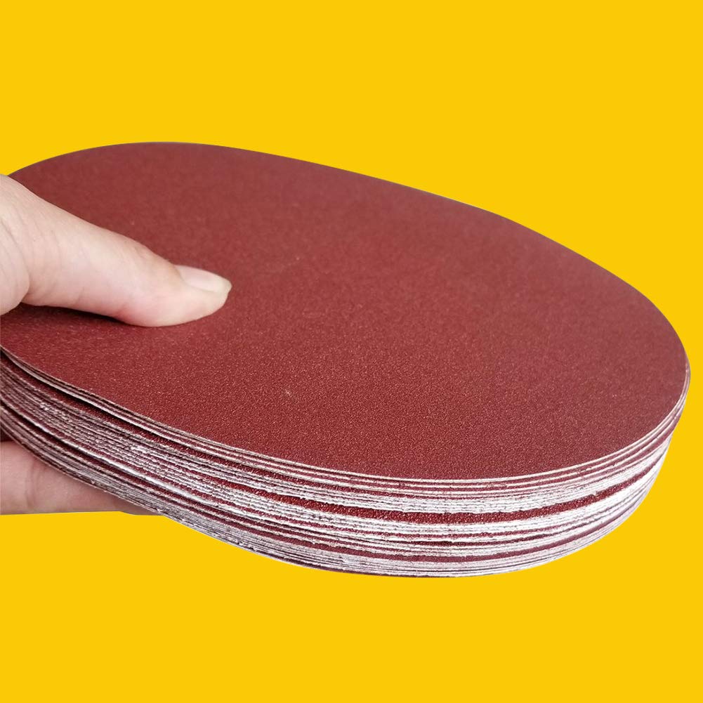TPmax 12-inch no-hole PSA sanding disc 400 grit for ultra-smooth final passes