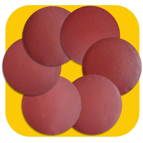 TPmax 12-inch no-hole PSA sanding disc 60 grit for broad material removal on wood and metal