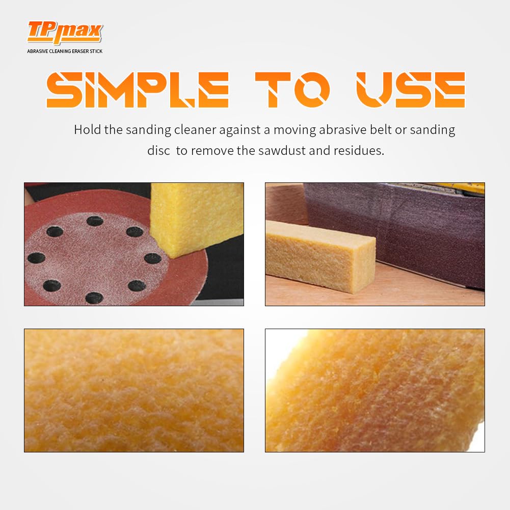 TPmax eraser stick cleans shoes with rubber bottoms for refreshed grip.