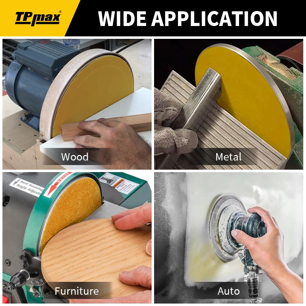TPmax sanding discs support long projects with low-dust design