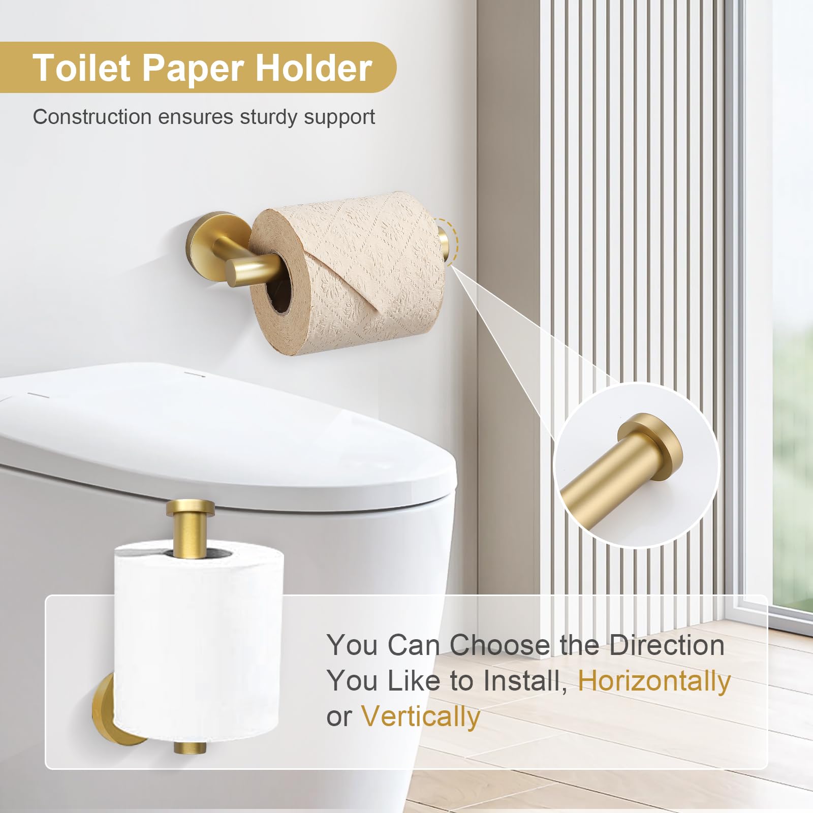 TQKAG wall-mount installation guide ensures secure setup and a clean bathroom look.