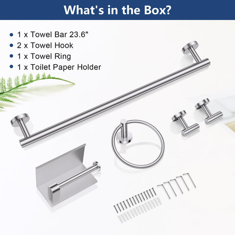 TQKAG complete bathroom set mounted on wall