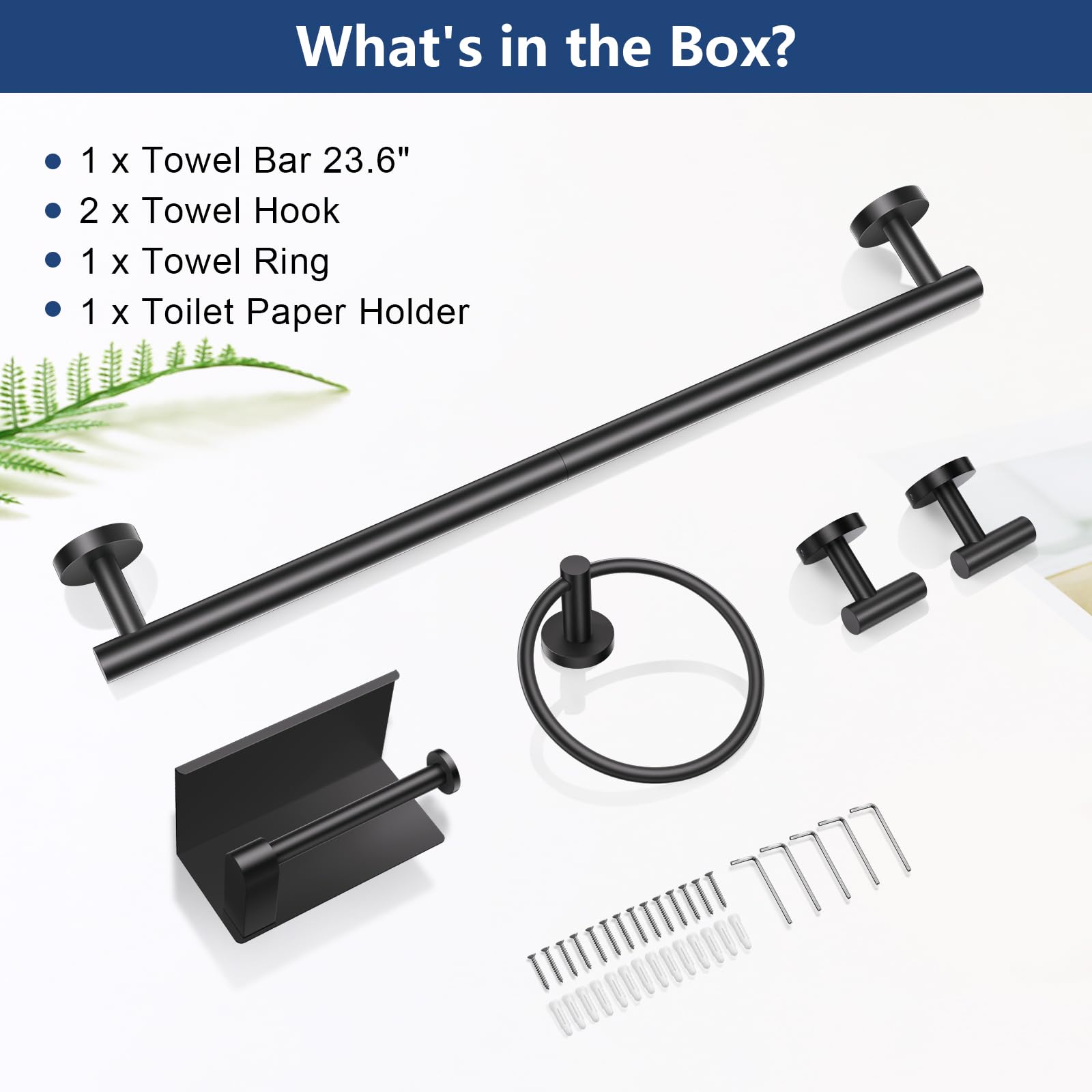 TQKAG daily-use bathroom organization for space-saving efficiency