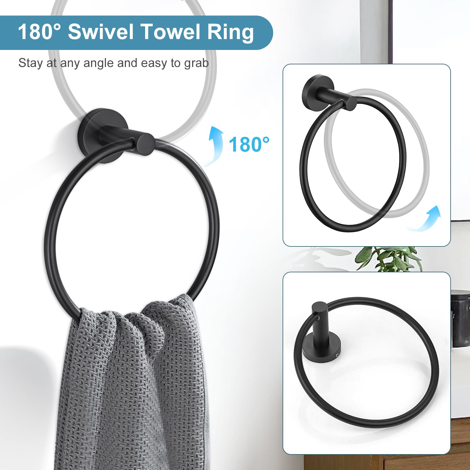TQKAG screw pack enables secure, straightforward wall mounting.