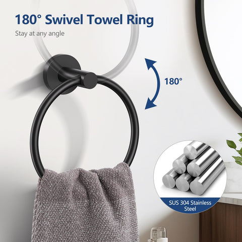 TQKAG stainless steel wall-mount hardware for durability