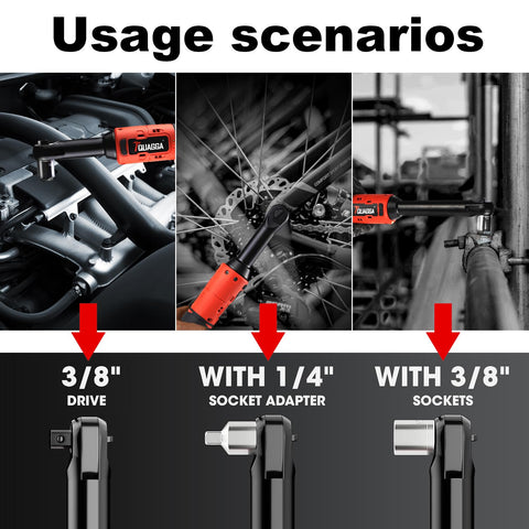 TQUAGGA ergonomic soft-grip handle reduces fatigue during long tasks