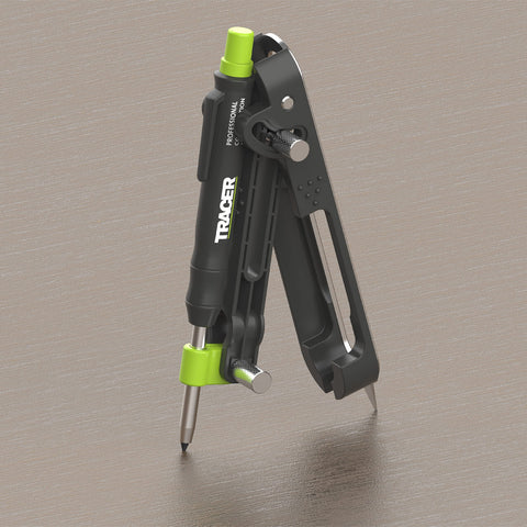 Tracer solid aluminum body provides a sturdy yet lightweight build.