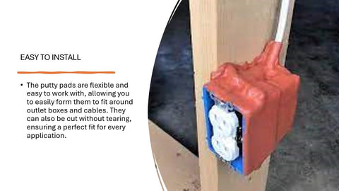 Trademark Soundproofing three-pack putty pads, 7x7 inches, easy to cut.