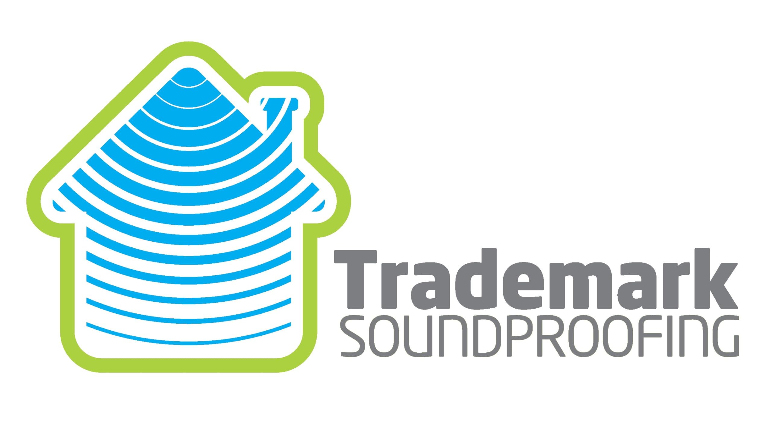 Trademark Soundproofing studio setup showing pads reducing noise transfer.