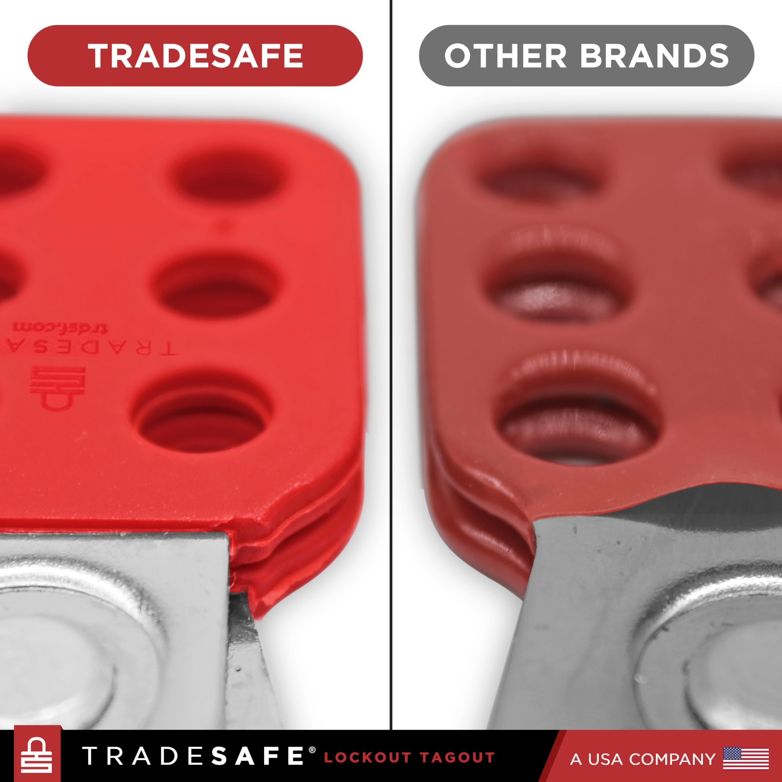 TRADESAFE group-lockout operation showing multi-user readiness.
