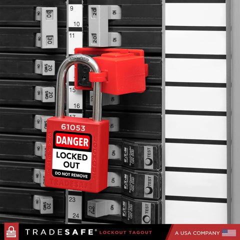 TRADESAFE keys-per-lock allows separate control and accountability.
