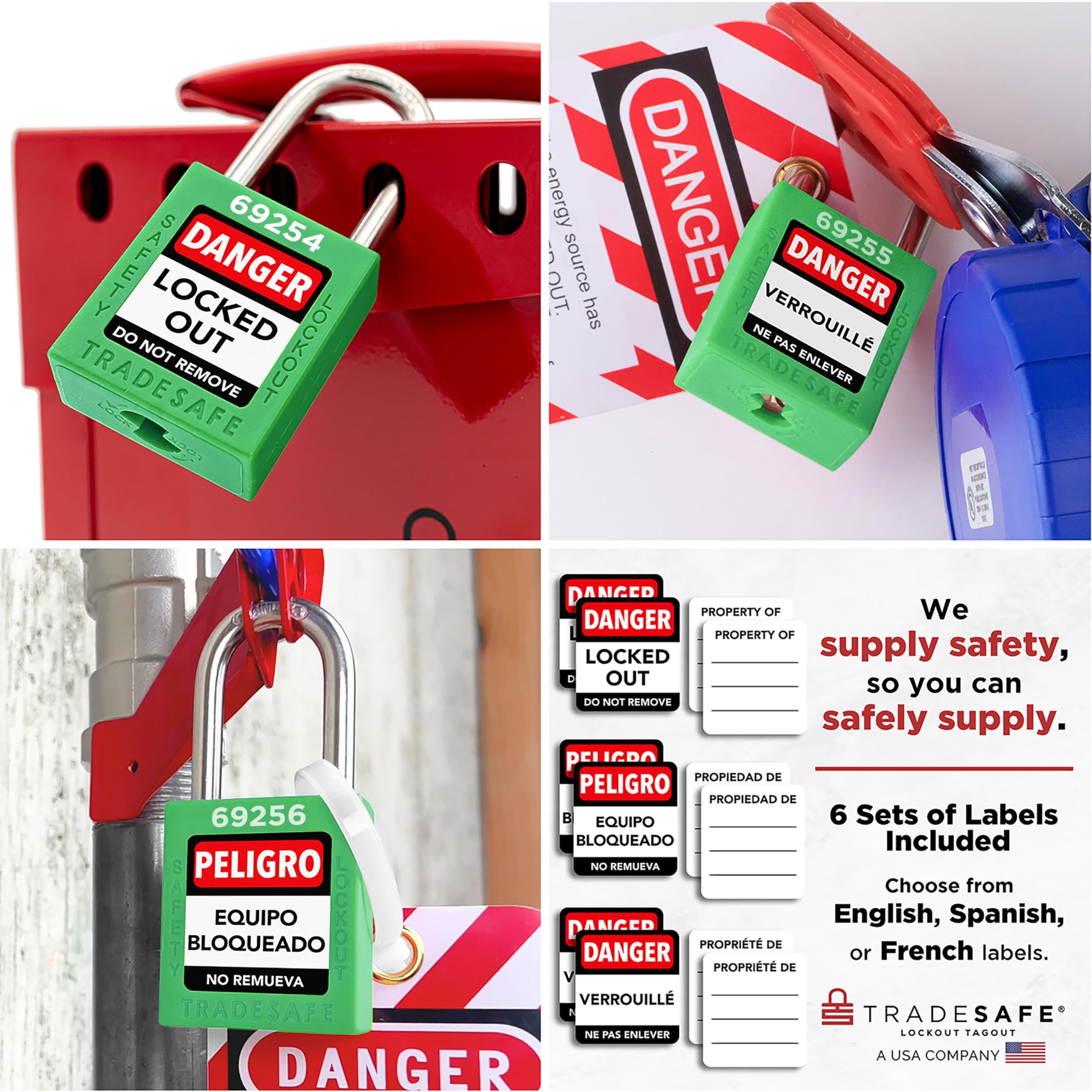 TRADESAFE packaging supports OSHA-compliant use