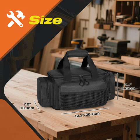 Trahzia small tool bag double handles with padded wrap for comfort