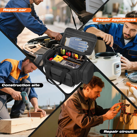 Trahzia small tool bag on site keeps tools organized efficiently