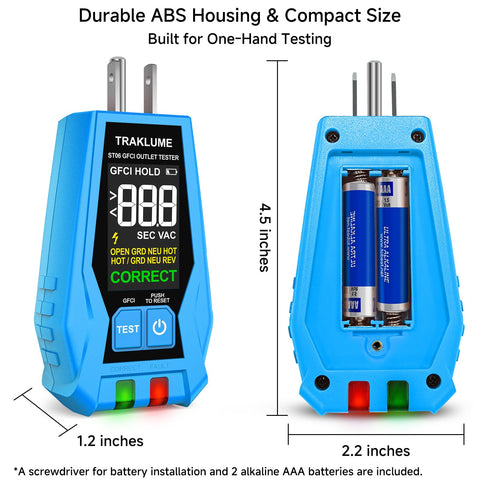TRAKLUME CAT II 135V rating supports safe testing.