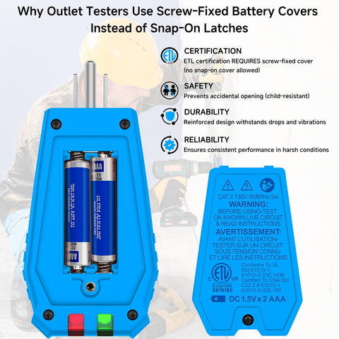 TRAKLUME package includes batteries and manual for immediate setup.