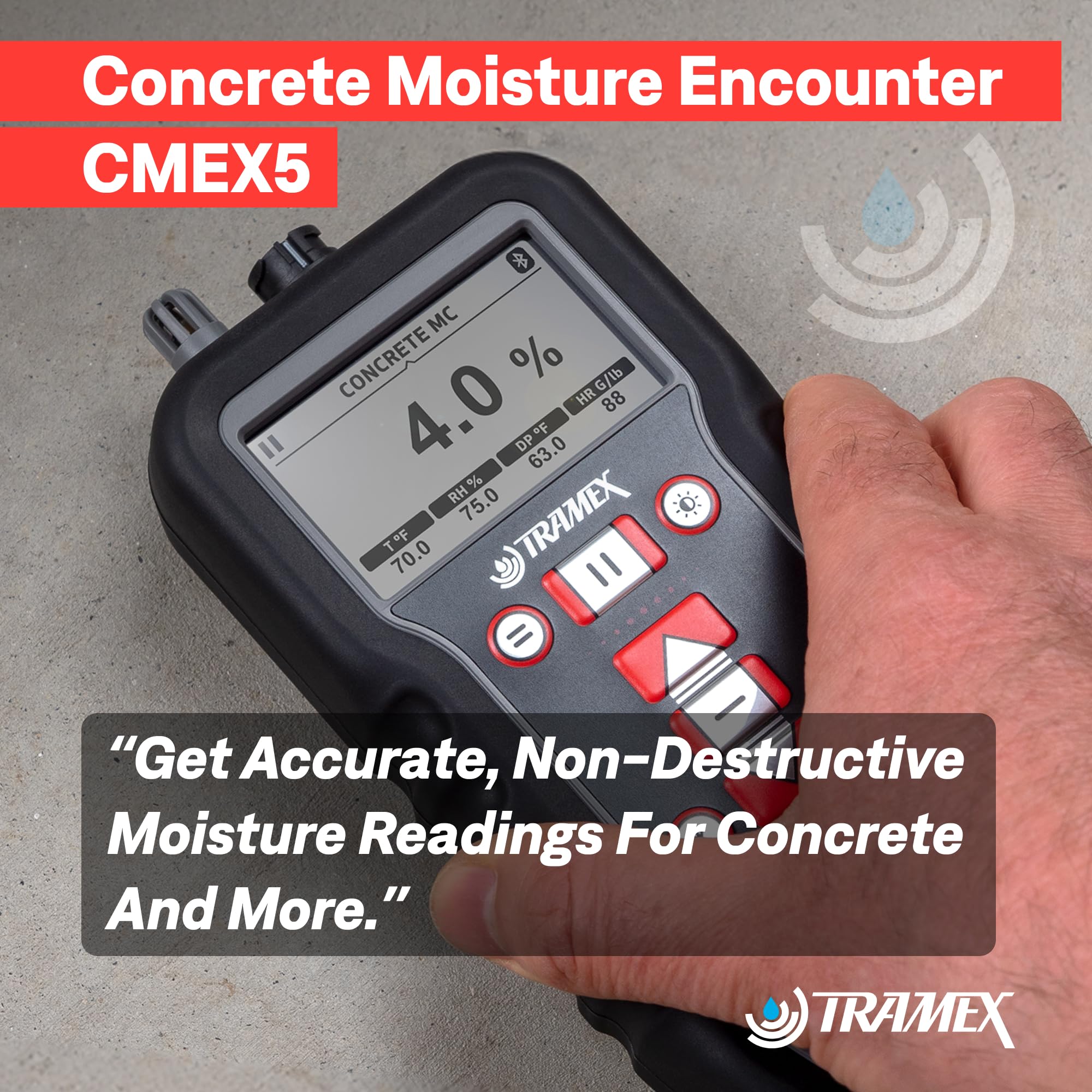 Tramex CME5 screed comparison reading guides flooring decisions
