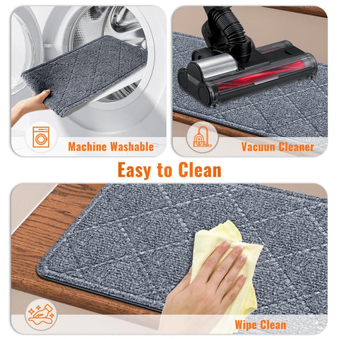 TranquilMoments easy-installation grey treads simplify setup on any staircase.