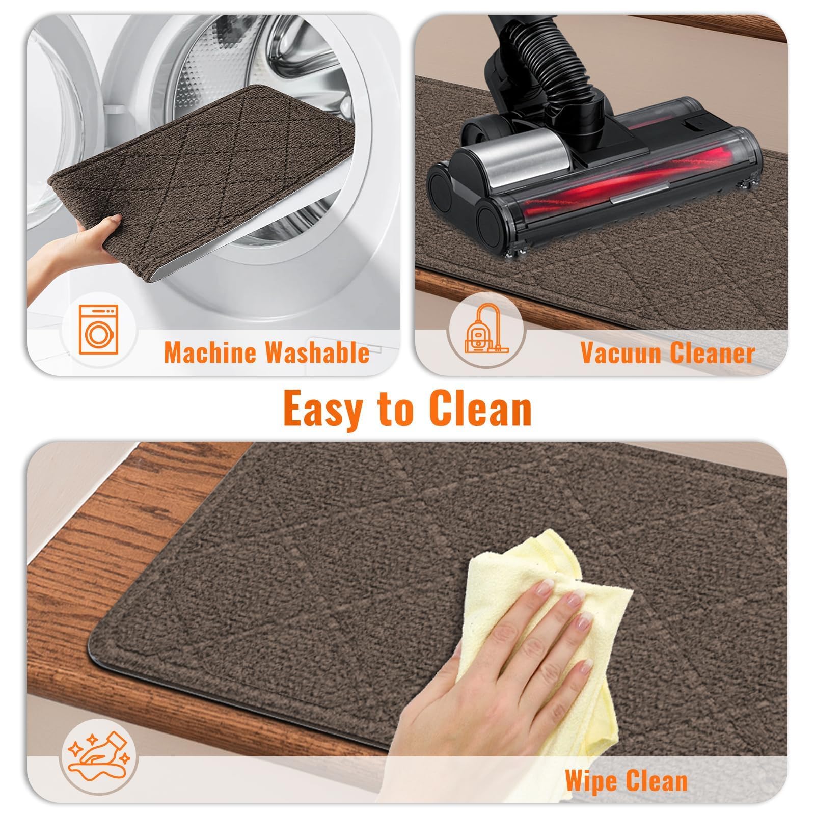 Wear-resistant texture protects stairs from scuffs and daily wear over time.