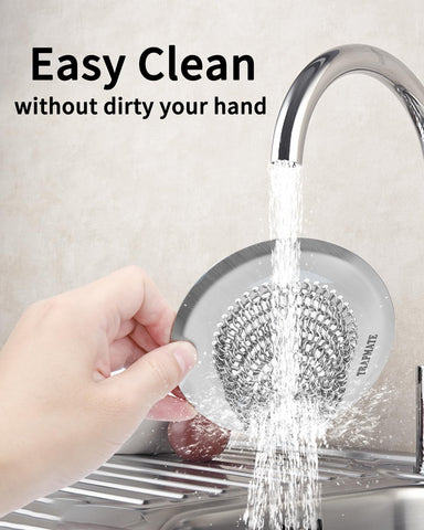 TRAPMATE patented drain protector close-up highlights durable construction.